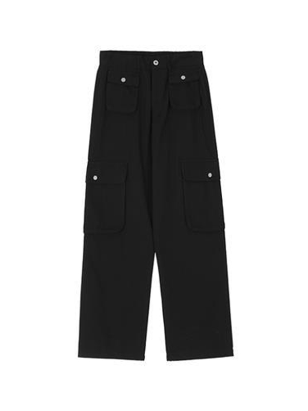 Men's Multi Pocket Baggy Cargo Pants-2