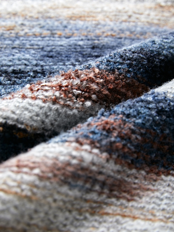 Men's Contrast Color Stripe Pullover Knit Sweater-6