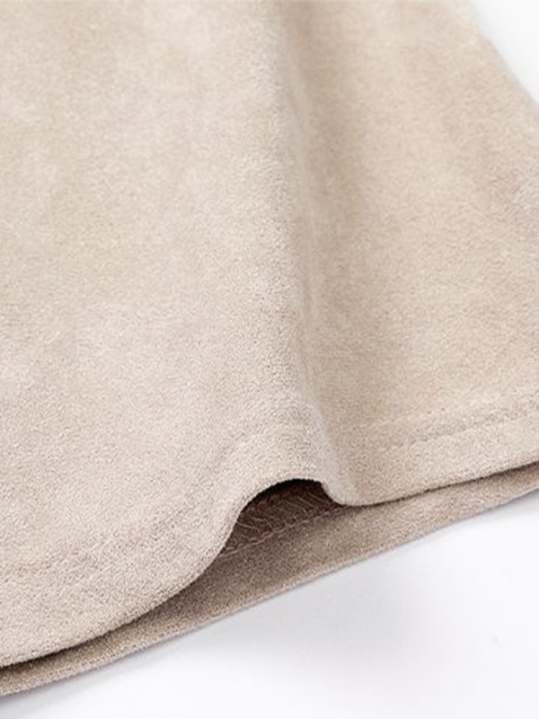 Men's Vintage Suede Lightning Print Short Sleeve Tee-4