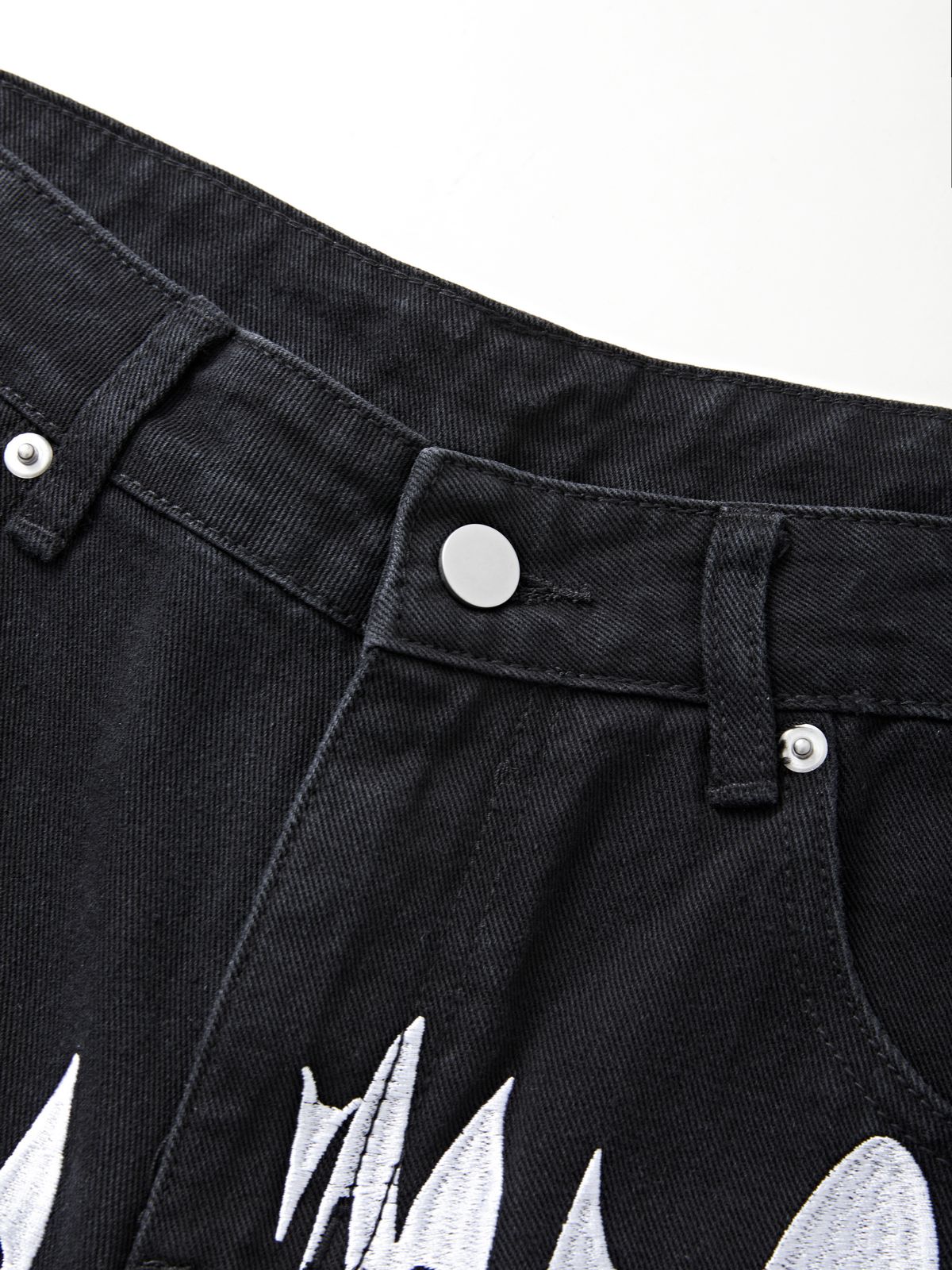 Men's Washed Revenge Straight Leg Jeans-7