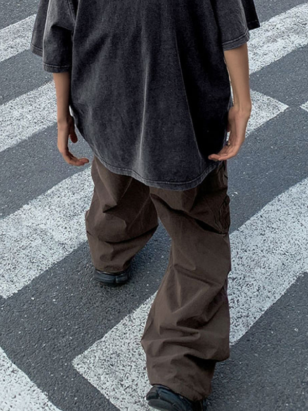 Men's Street Print Oversized Short Sleeve Tee-4