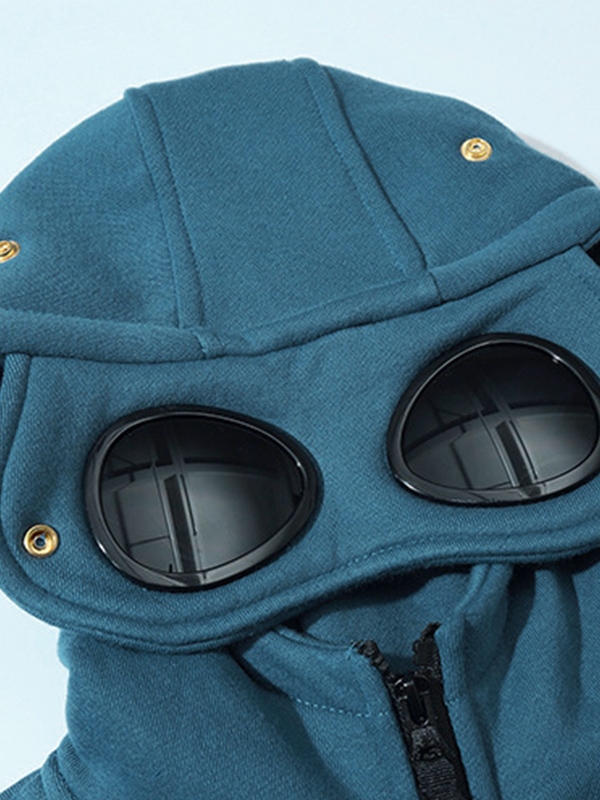 Men's Lense Zipper Oversized Hoodie-2