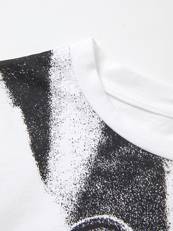 Cat Print Short Sleeve Tee-6