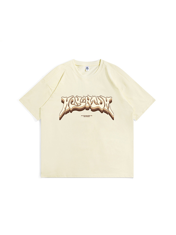 Men's Printed Oversized Short Sleeve Tee-3