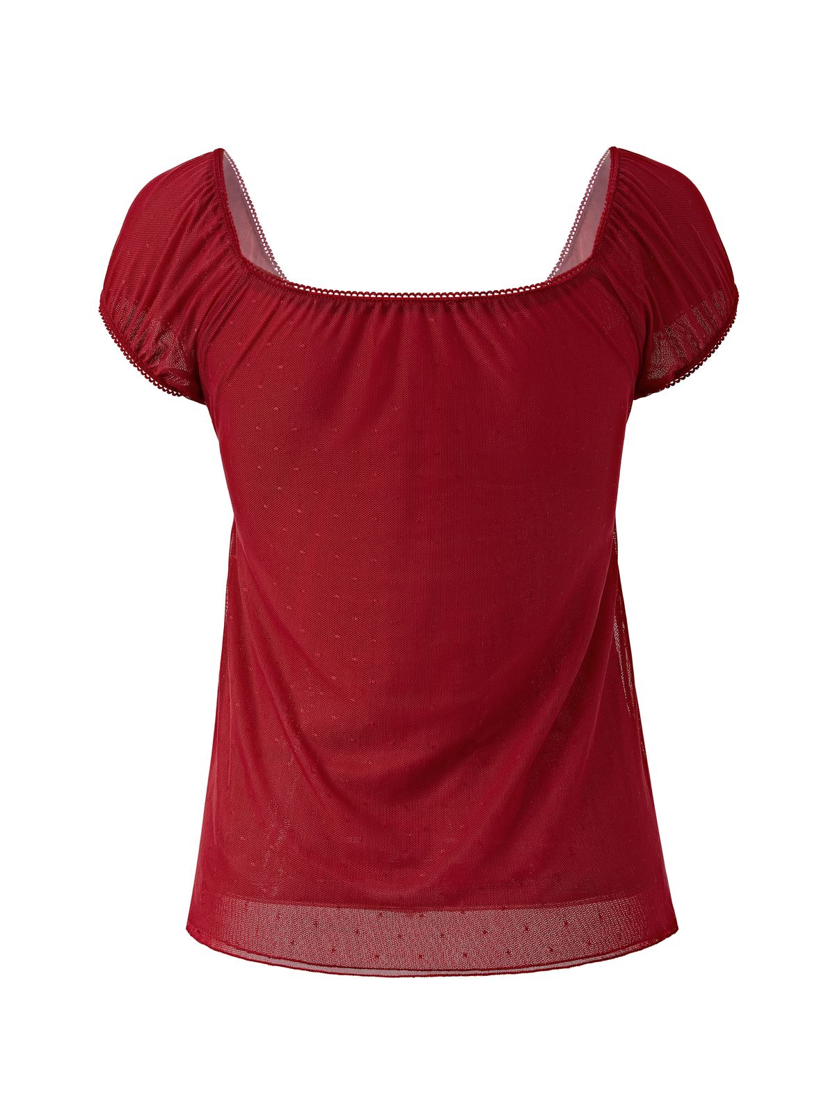 Vintage Tie Front Lace Trim Blouse-4