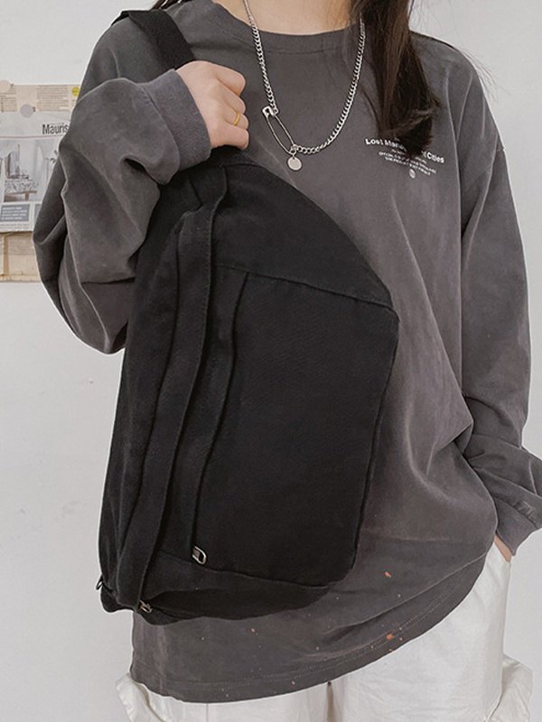 Vintage Wash Capacity Crossbody Bag-4