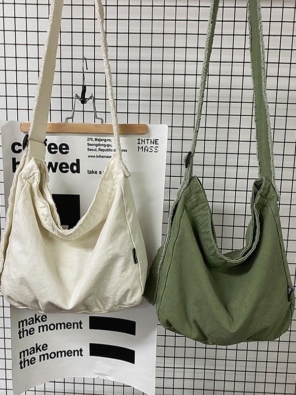 Vintage Distressed Crossbody Bag-2