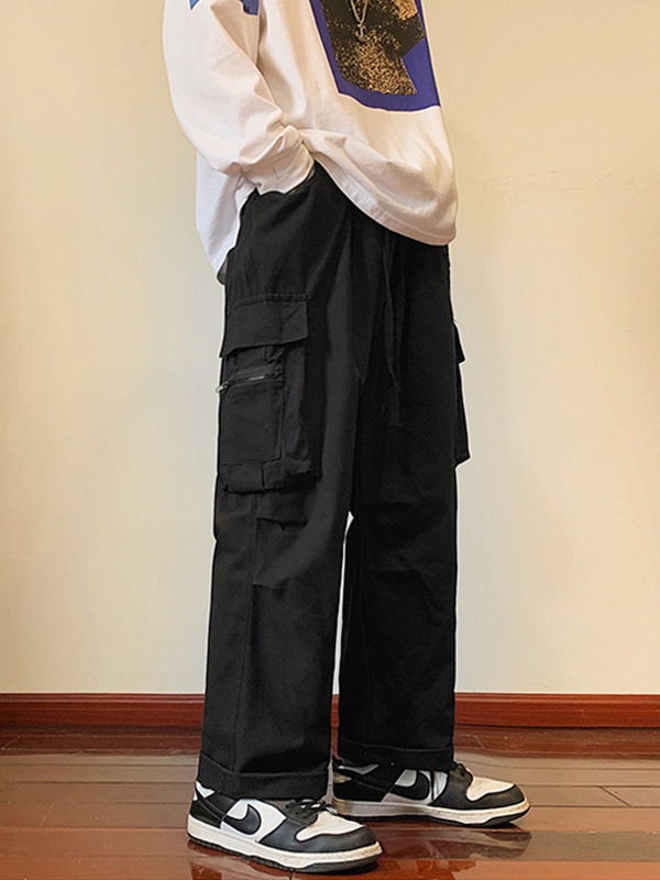 Men's Pocket Patch Skate Cargo Pants-2