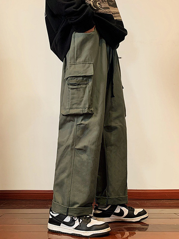 Men's Pocket Patch Skate Cargo Pants-1