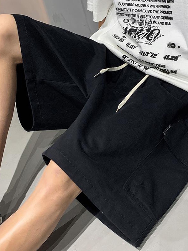 Men's Casual Loose Cargo Shorts-3