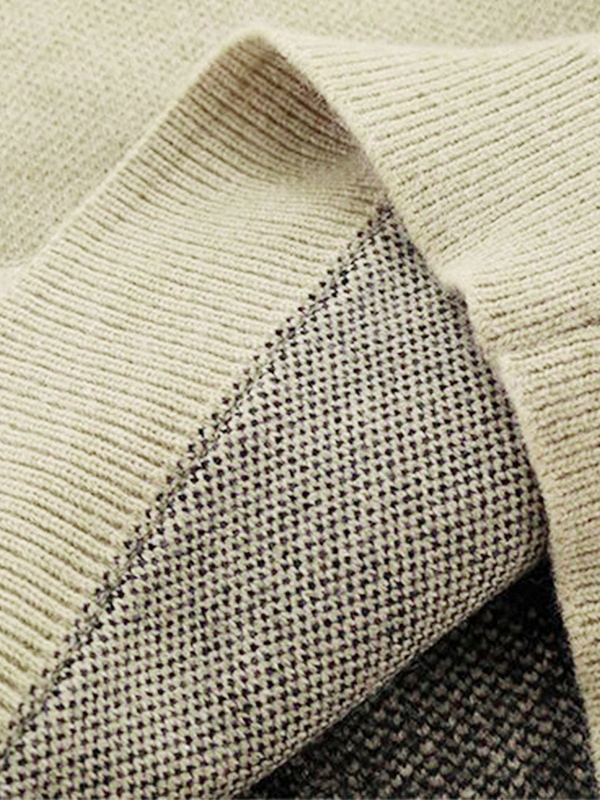 Skull Jacquard Hooded Pullover Sweater-8