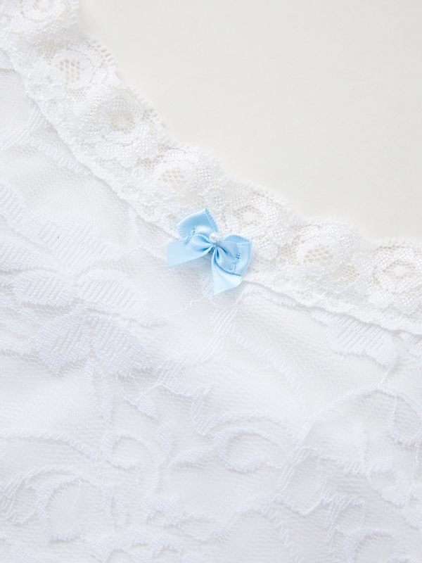 Lace See Through Cami Top-4