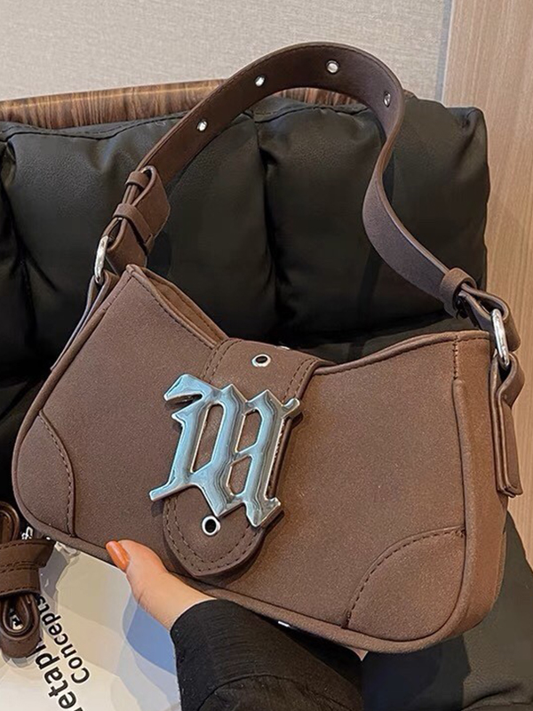 Vintage Frosted Shoulder Bag-1