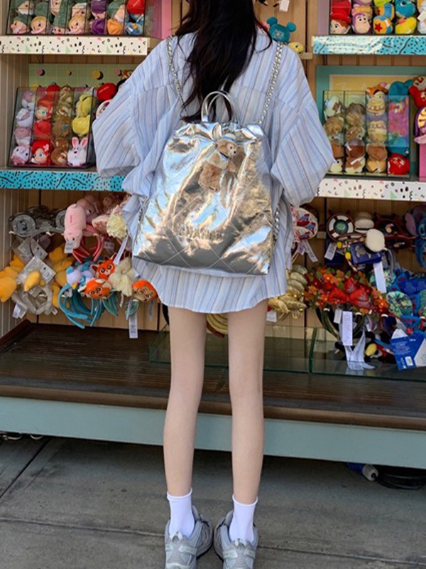 Fresh Stripe Thin Long Sleeve Blouse-5